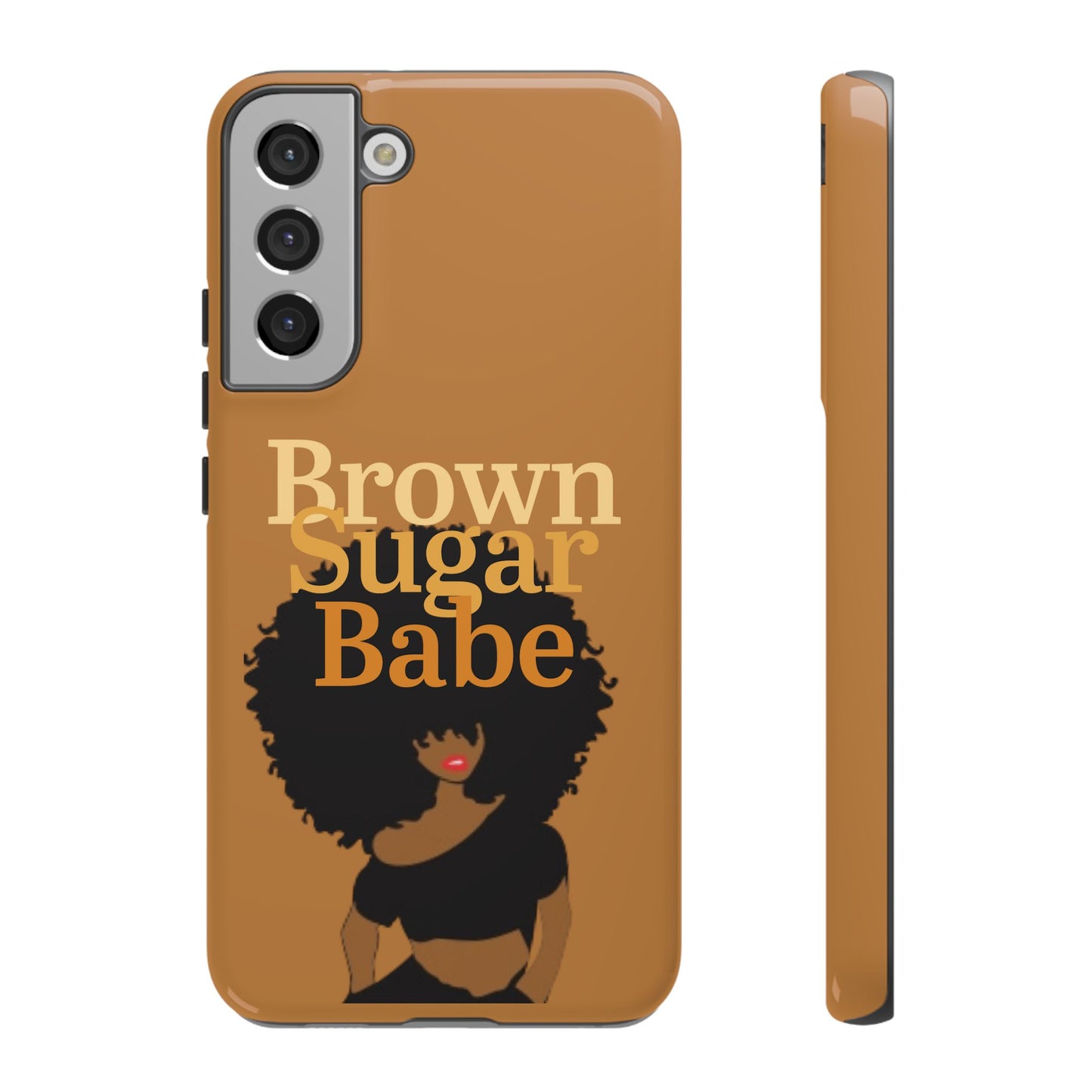 Boldly Embrace Your Melanin with the Brown Suga Babe Samsung Case - Perfect for Women Who Love Black Girl Magic!