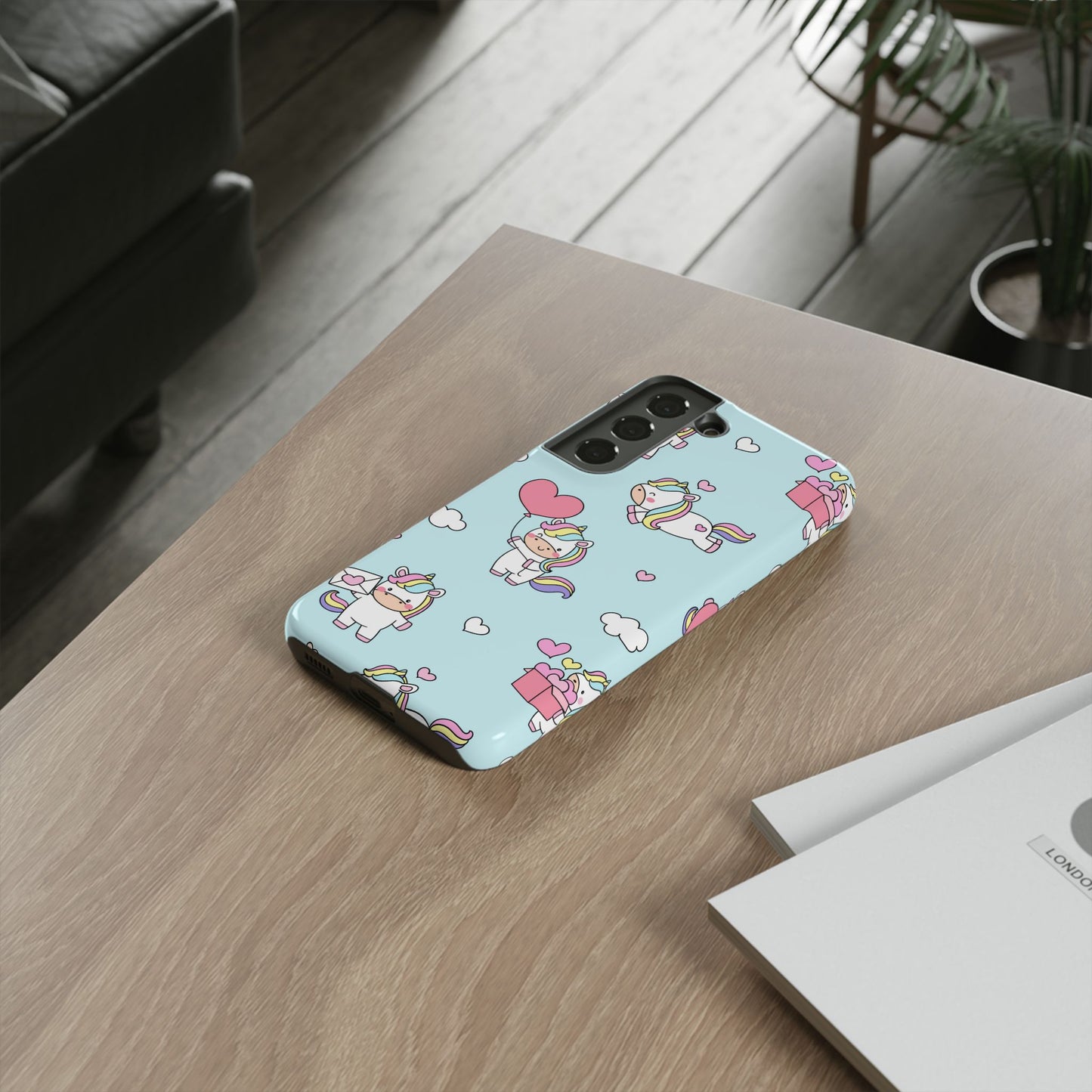 Magical Unicorn Phone Cover - Handmade to Order for iPhone and Samsung Galaxy Devices