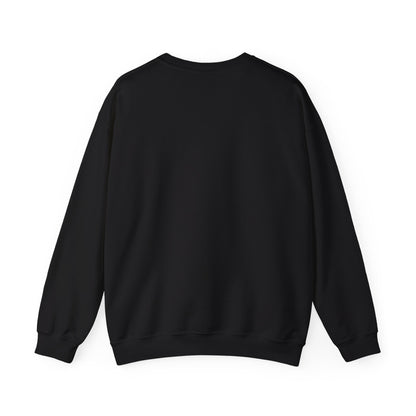 Bold Black Sweatshirt with Yellow and White Graffiti Print - Unique Fall Wear