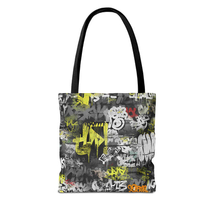 Statement Street Style Tote Bag with Graffiti Art - Fashionable and Practical
