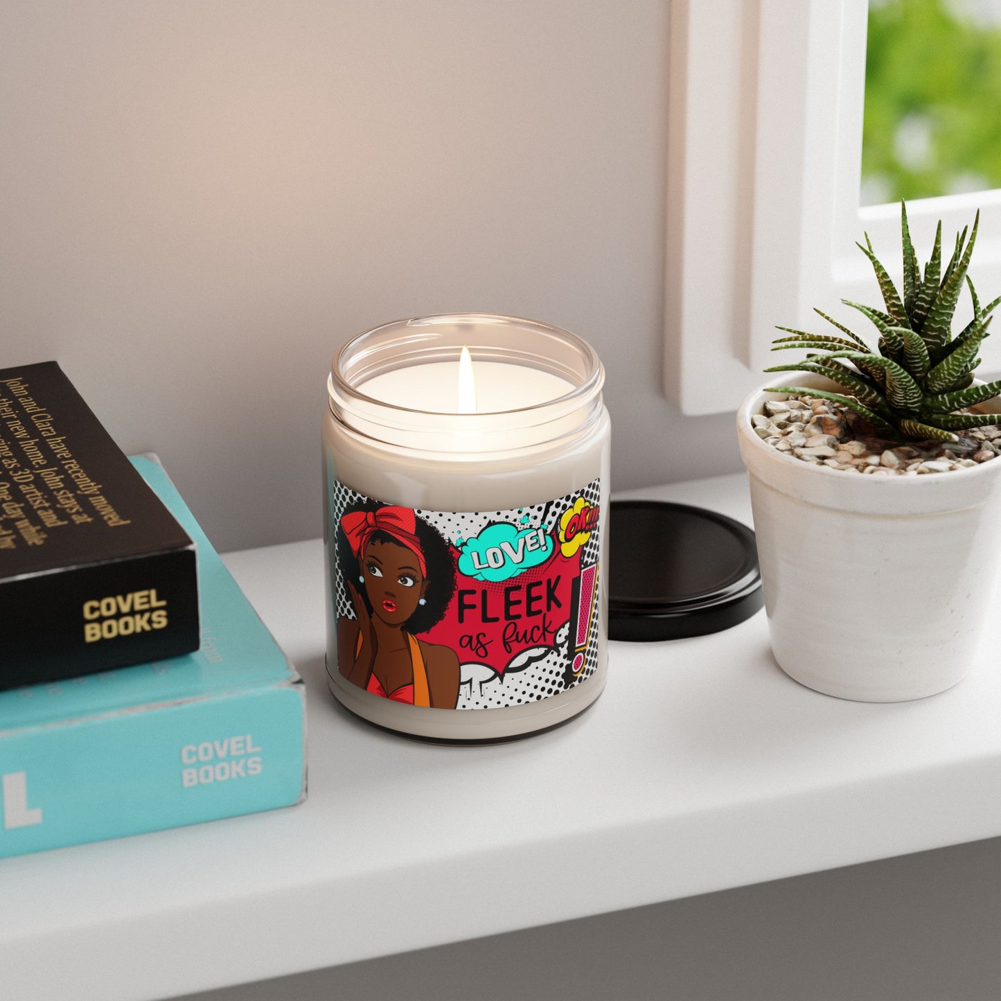 FLEEK as Fuck Scented Soy Candle - 9oz | Bold & Vibrant Decor