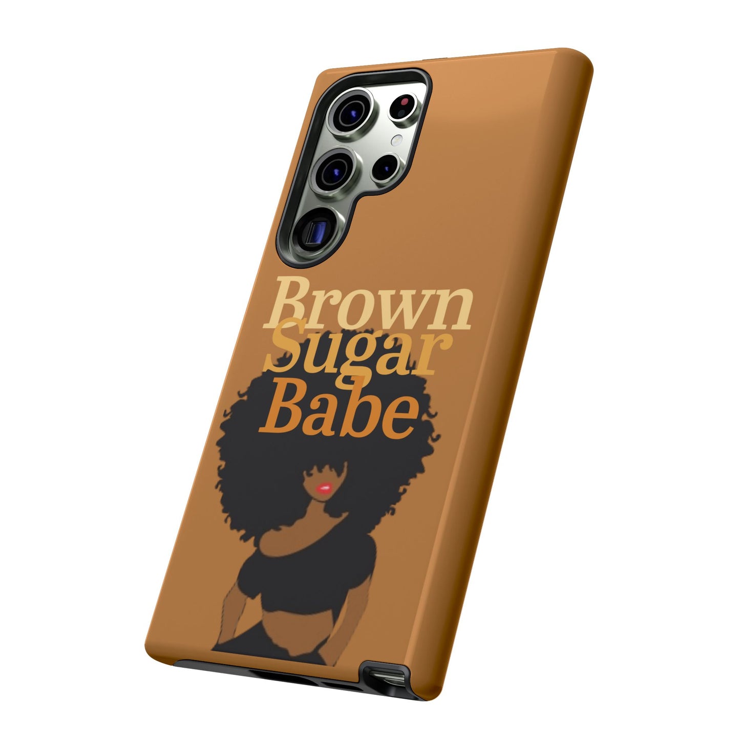 Boldly Embrace Your Melanin with the Brown Suga Babe Samsung Case - Perfect for Women Who Love Black Girl Magic!
