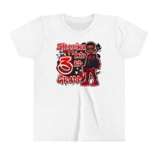 Unique 3rd Grade Boy Tee with Urban Style | African American Student Shirt