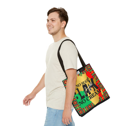 Juneteenth Inspired Tote Bag - 'No Sugar, Black No Cream' Design