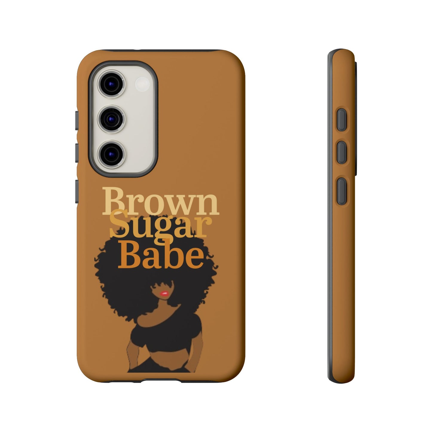 Boldly Embrace Your Melanin with the Brown Suga Babe Samsung Case - Perfect for Women Who Love Black Girl Magic!