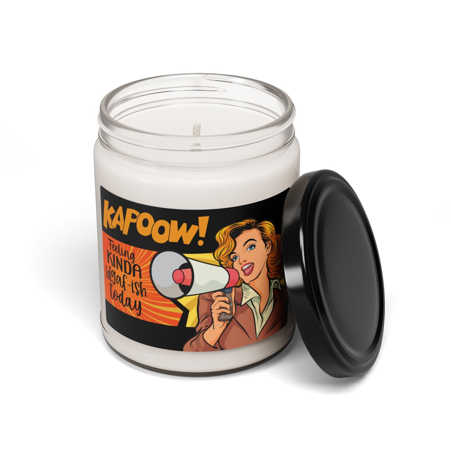 Kapoow Pop Art Soy Candle - 'Feeling KINDA Idgaf Today"