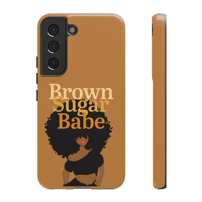 Boldly Embrace Your Melanin with the Brown Suga Babe Samsung Case - Perfect for Women Who Love Black Girl Magic!