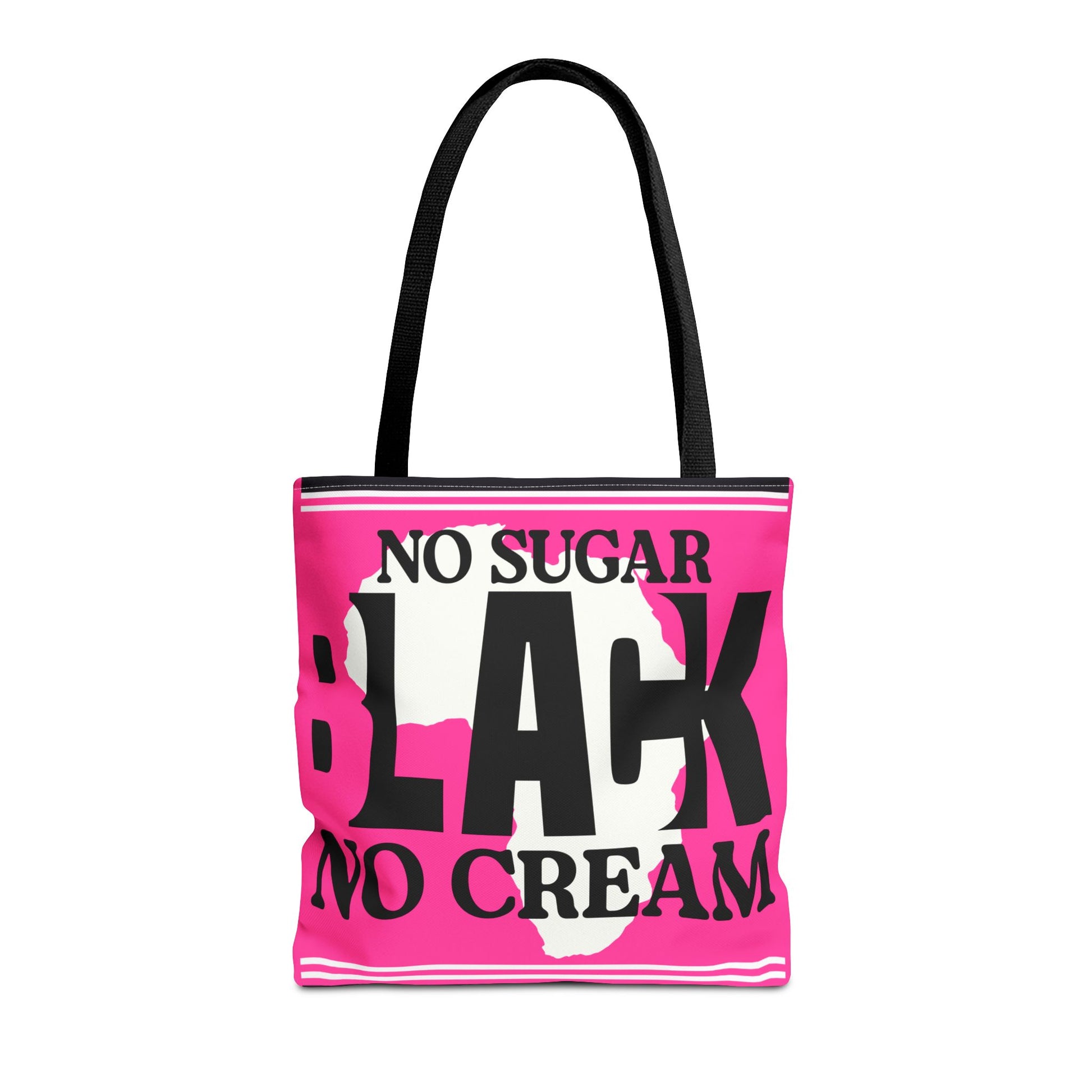 Blacknificent Tote Bag | Bold Pink Pride Statement - KismetWonders