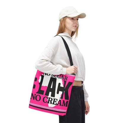 Blacknificent Tote Bag | Bold Pink Pride Statement - KismetWonders