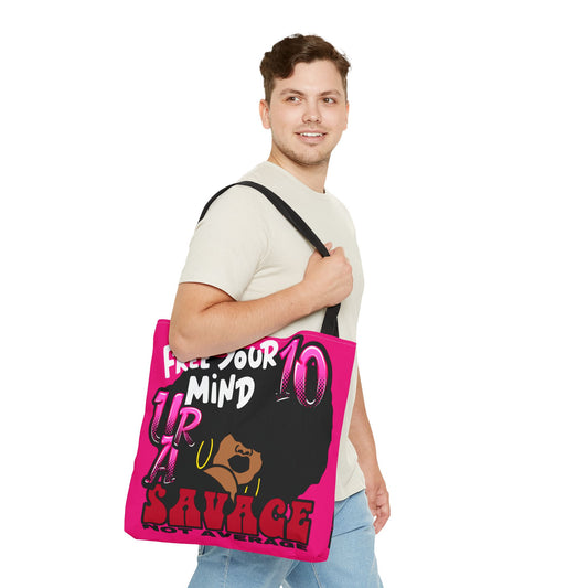 Free Your Mind Tote | Bold, Empowering Street Style Bag - KismetWonders