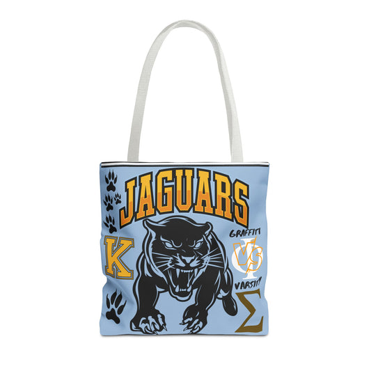 Fierce Jaguar Varsity Tote | Bold Game Day Style - KismetWonders