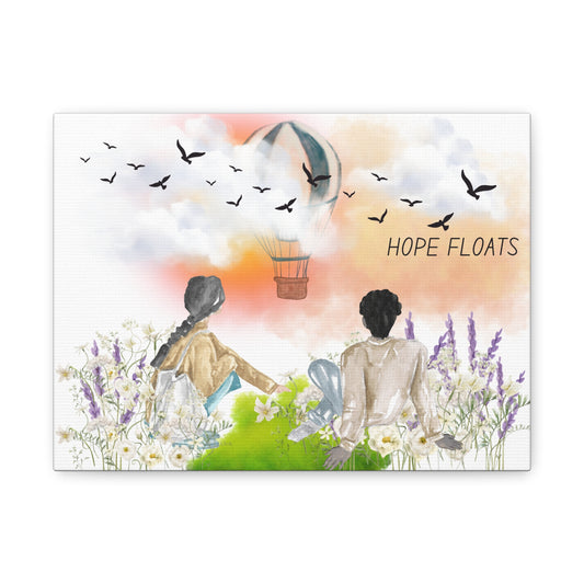 Inspirational Canvas Wall Art - 'Hope Floats' - KismetWonders