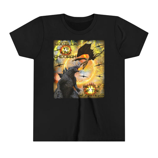 Epic Battle of the Monsters KidsTee: Godzilla vs. King Ghidorah Limited Edition Tee - KismetWonders