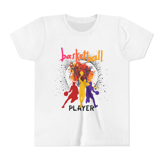 Youth Basketball Player Tee - Fun Athletic Shirt for Young Sports Fans - KismetWonders