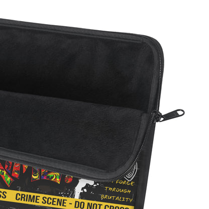 Graffiti Is Not Crime Laptop Sleeve | Art as Peaceful Protest Protective Case - KismetWonders
