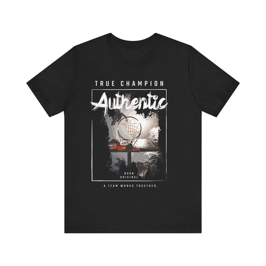 Inspirational Streetwear Shirt - Unisex Black Champion Tee - KismetWonders